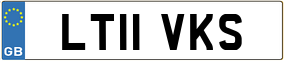 Truck License Plate